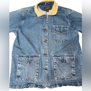 Vintage 1990s Eddie Bauer Denim Barn Jacket